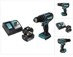 Makita DHP 485 RT Akku Schlagbohrschrauber 18 V 50 Nm Brushless + 2x Akku 5,0...