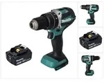 Makita DHP 484 T1 Akku Schlagbohrschrauber 18 V 54 Nm Brushless + 1x Akku 5,0...