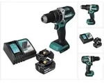 Makita DHP 484 RT Akku Schlagbohrschrauber 18 V 54 Nm Brushless + 2x Akku 5,0 Ah +