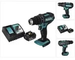 Makita DHP 482 RT1 Akku Schlagbohrschrauber 18 V 62 Nm + 1x Akku 5,0 Ah +...