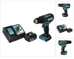 Makita DHP 485 RT1 Akku Schlagbohrschrauber 18 V 50 Nm Brushless + 1x Akku 5,0...