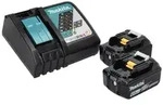 Makita DFS 452 RGJ Akku Schnellbauschrauber 18 V Brushless + 2x Akku 6,0 Ah +