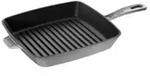 ZWILLING Staub, Quadratisch, Grillpfanne, Grau, Emaille, -20 &deg;C, 260 &deg;C