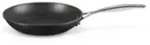 Le Creuset Aluminium-Antihaft flache Pfanne, Rund, Allzweckpfanne, Schwarz,
