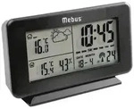 Mebus Funk-Wetterstation, 4 x 13 x 8 cm, kabellos, schwarz
