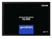 "GoodRam SSDPR-CL100-120-G3 - 120 GB - 2.5" - 500 MB/s - 6 Gbit/sSolid State Disk"