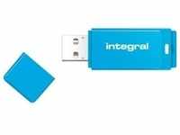 Integral 128GB USB2.0 DRIVE NEON BLUE USB-Stick USB Typ-A 2.0 Blau (INFD128GBNEONB)