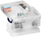 Aufbewahrungsbox 21,0 l - 45,0 x 35,0 x 20,0 cm transparent