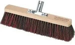 Besen Arenga/Elaston-Mix L.400mm Metallstielhalter Flachholz Stielhalter-D.28mm