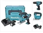 Makita CLX 237 SAJ Akku Spezialset DF 333 D Akku Schlagbohrschrauber + JV 101 D Akku