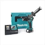 Makita DHP 458 RA1J Akku Schlagbohrschrauber 18 V 91 Nm + 1x Akku 2,0 Ah + Ladeger&auml;t