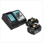 Makita DML 810 RF Akku LED Fl&auml;chenlicht 18 / 36 V ( 2 x 18 V ) 5500 lm IP54 +...