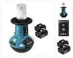 Makita DML 810 G Akku LED Fl&auml;chenlicht 18 / 36 V ( 2 x 18 V ) 5500 lm IP54 + 2x Akku