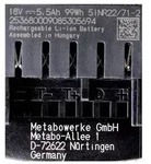 Metabo Akku Set 18V mit 2x Akku LiHD 5,5Ah ( 625368000 )