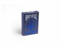 Foil Back Cobalt Blue Spielkarten, 52 Karten und 2 Joker
