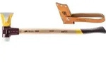 HALDER SIMPLEX Spaltaxt &Oslash; 50 mm Superplastik mit Keilstegen und Lederschneidschutz