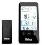 Mebus 11908 Funk-Wetterstation - Schwarz