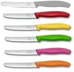 Victorinox | Tafelmesser Set &ndash; Swiss Classic | 6-teilig | bunter Mix | ideal f&uuml;r