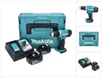 Makita DDF 453 RFJ Akku Bohrschrauber 18 V 42 Nm + 2x Akku 3,0 Ah + Ladeger&auml;t +