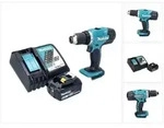 Makita DDF 453 RG1 Akku Bohrschrauber 18 V 42 Nm + 1x Akku 6,0 Ah + Ladeger&auml;t