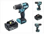 Makita DDF 487 T1 Akku Bohrschrauber 18 V 40 Nm Brushless + 1x Akku 5,0 Ah -...