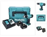 Makita DDF 453 RTJ Akku Bohrschrauber 18 V 42 Nm + 2x Akku 5,0 Ah + Ladeger&auml;t +