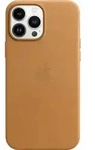 Apple LederCase mit MagSafe Backcover Apple iPhone 13 Pro Max Goldbraun MM1L3ZM/A