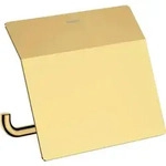 hansgrohe HG Papierrollenhalter AddStoris mit Deckel polished gold