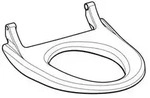 Geberit WC-Sitzring f&uuml;r AquaClean 4000, ASA, Alpinwei&szlig;/gl&auml;nzend, 242170111