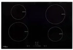vidaXL Induktionskochfeld mit 4 Platten Touch Control Glas 77cm 7000 W