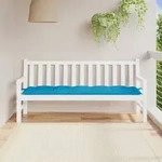 vidaXL Gartenbank-Auflage Hellblau 180x50x7 cm Oxford-Gewebe