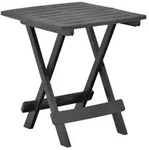 vidaXL Gartentisch Klappbar Anthrazit 45x43x50 cm Kunststoff
