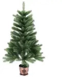 vidaXL K&uuml;nstlicher Weihnachtsbaum Naturgetreue Nadeln 65 cm Gr&uuml;n