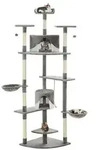 vidaXL Katzen-Kratzbaum mit Sisal-Kratzs&auml;ulen 203 cm Grau und Wei&szlig;
