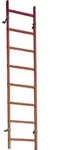Schachtleiter GFK L.2240mm &auml;u&szlig;ere B.350mm Holm-Gr.58 x 25mm Ku.-Sprosse 30x30mm