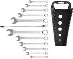 Maulringschl&uuml;ssel-Satz - CV-Stahl - 6 bis 22mm - 12-tlg - nach DIN 3113 - in Kun