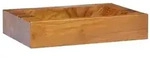 vidaXL Waschbecken Massivholz Teak 50x35x10 cm