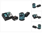 Makita DBO 180 RF1 Akku Exzenterschleifer 18 V 125 mm + 1x Akku 3,0 Ah + Ladeger&auml;t