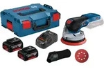 Bosch Akku-Exzenterschleifer GEX 18V-125 / 2x 5,0 Ah Akku + Ladeger&auml;t in L-Boxx