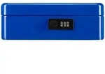 Geldkassette MONEY B.250xH.90xT.180mm blau lack.BURG-W&Auml;CHTER