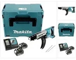 Makita DFR 750 RFJ Akku Magazinschrauber 18V 45-75mm + 2x Akku 3,0Ah +...