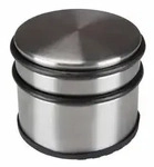 Perel T&uuml;rstopper mit Gummiring zum Schutz, 9x7.5cm, 1kg, Silber