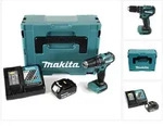Makita DHP 483 RF1J Akku Schlagbohrschrauber 18V 40Nm im Makpac + 1x 3,0 Ah...