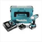 Makita DTW 190 RFJ Akku Schlagschrauber 18V + 2x Akku 3,0Ah + Schnellladeger&auml;t +