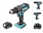 Makita DHP 482 G1 Akku Schlagbohrschrauber 18 V 62 Nm + 1x Akku 6,0 Ah - ohne