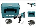 Makita DFR 750 T1J Akku Magazinschrauber 18V 45-75mm + 1x Akku 5,0Ah + Makpac -...