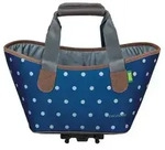 Racktime System Einkaufstasche Agnetha polka dots, mit Snapit Adapter, blau