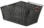 KLICKfix Hinterradkorb Structura GT sw 44x24x20cm, geflochten, mit KorbKlip...