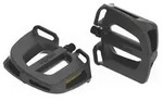 "ergotec 86062001 Kunststoffpedal EP-2 schwarz, 9/16", mit Reflektoren, schwarz (1