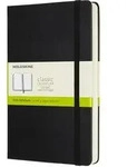 Notizbuch Large A5 blanko 200 Blatt Hardcover schwarz